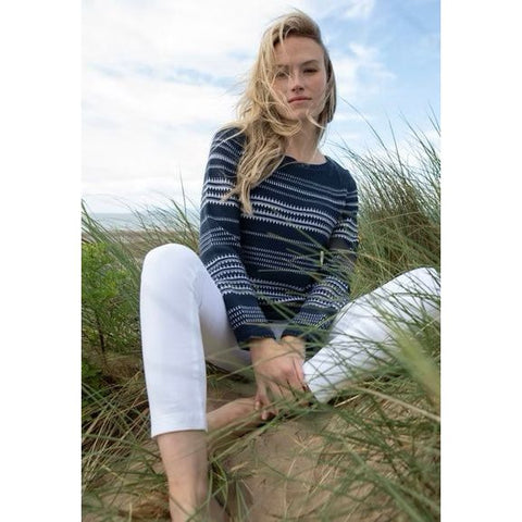 Marble Women’s Sweater Navy | 7896 103