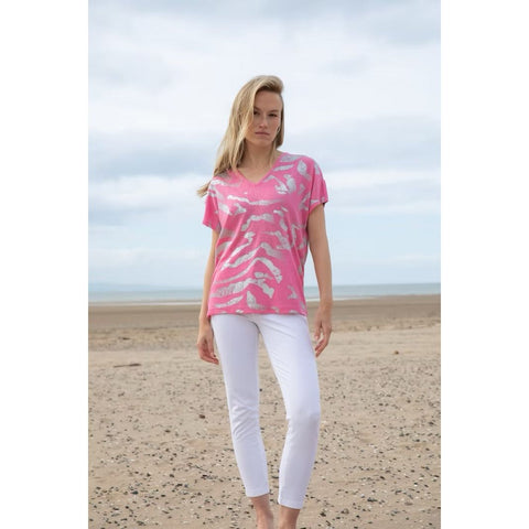 Marble Women’s Top Pink |7371 194