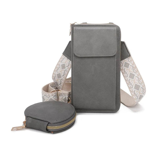 Bags Women’s Crossbody Bag/Phone Case |Dark Grey C015
