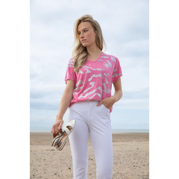 Marble Women’s Top Pink |7371 194