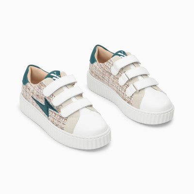 Vanessa Wu Women's Tweed Storm Sneaker | Thiem Grey BK 2733 GR