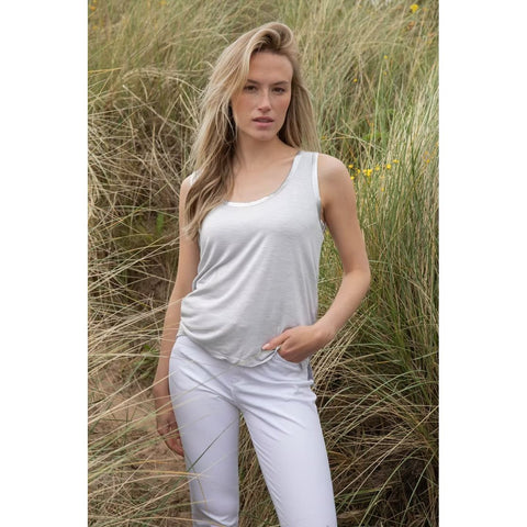 Marble Women’s Vest Top Silver | 6950 106
