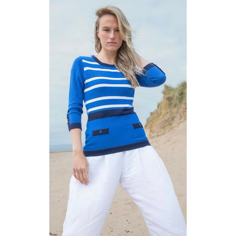Marble Women’s Sweater Colbalt | 6501 153