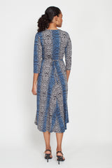 Onjenu Women’s Amy Dress | Snake Blue Grey
