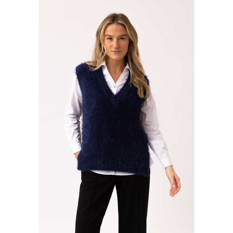 Marble Women's Tank Top Navy | 7140 103