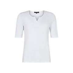 Sunday Women's T-shirt with Diamanté trim | 6574 6000 10 White