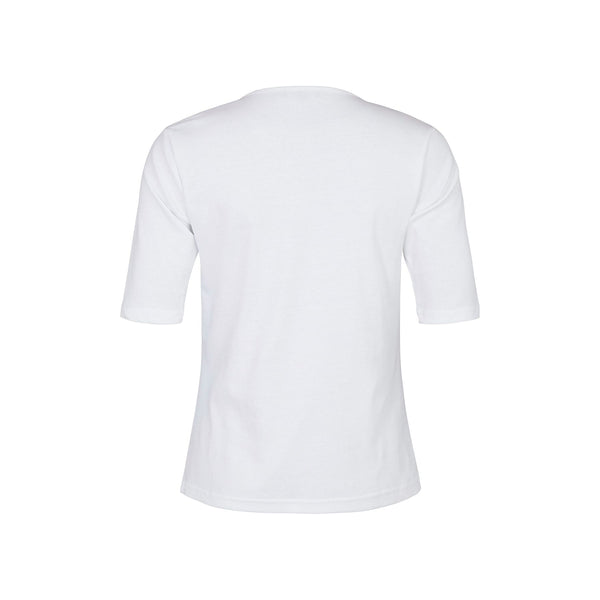 Sunday Women's T-shirt with Diamanté trim | 6574 6000 10 White