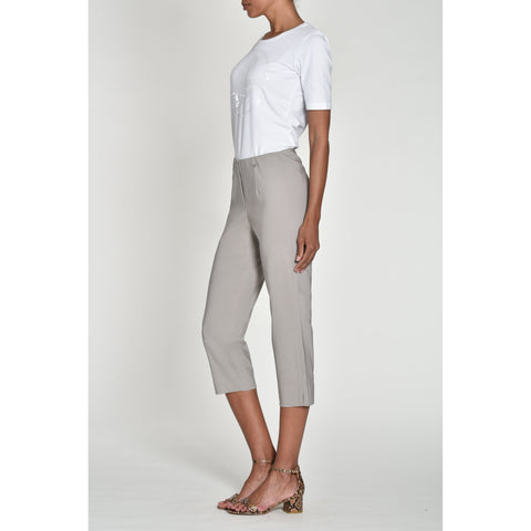 Robell Women’s Capri Trousers Marie 07 55cm | 51576 5499 | Col - 920 Silver Grey