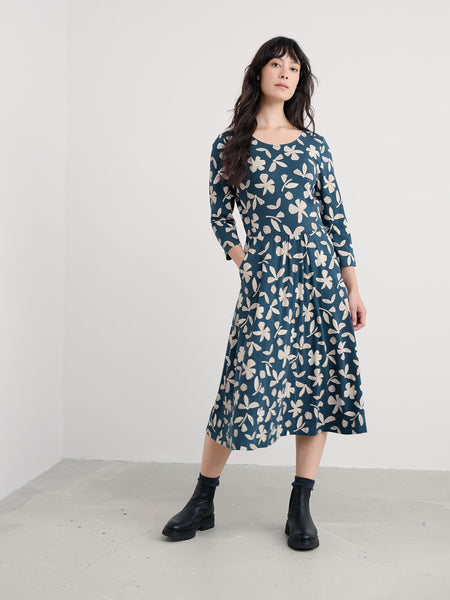 Seasalt Womens April Dress Regular | Organic Dark Lugger