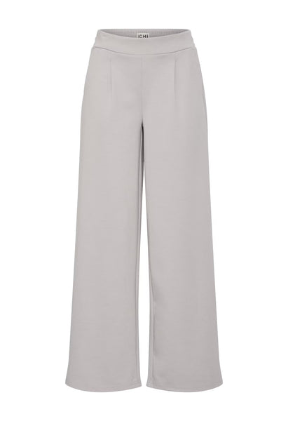 Ichi Women’s Trousers Long Opal Grey | Ihkate Sus Wide PA2