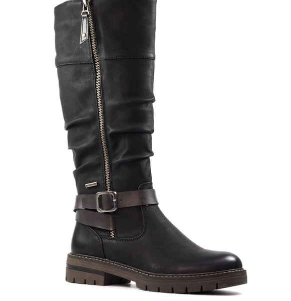 Lunar Women’s Margo Waterproof Long Boots | Black GLR121