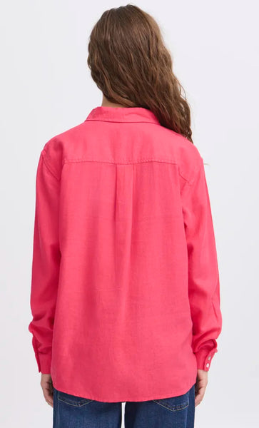 Ichi Women’s Ihlinno SH Shirt | Geranium