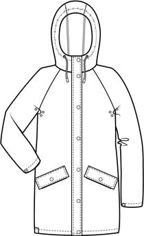 Ichi Women’s  Ihtazi JA Raincoat | Gray Pinstripe