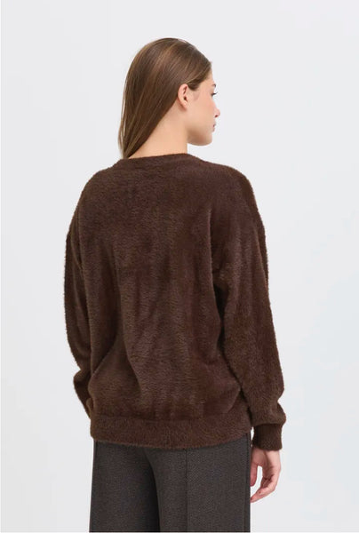 Ichi Women’s Ihbrula Cardigan | Coffee Bean