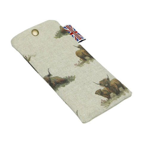 The Wheatbag Company Women’s Glasses Case | Highland Cattle