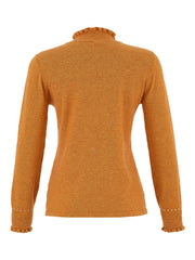Dolcezza Women’s Camel Turtleneck Jumper | 75309
