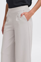 Ichi Women’s Trousers Long Opal Grey | Ihkate Sus Wide PA2