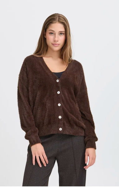 Ichi Women’s Ihbrula Cardigan | Coffee Bean