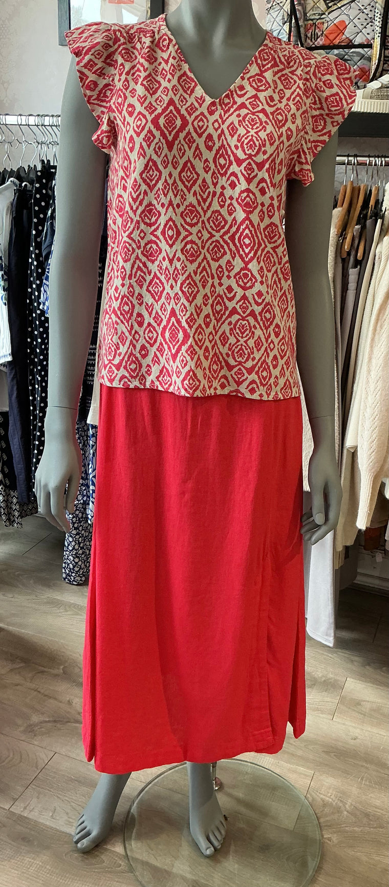 Ichi Women’s IHLINNO Skirt | Geranium