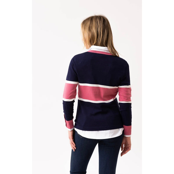 Marble Women's Sweater Navy/Pink | 7996 103