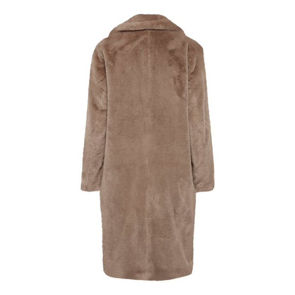 Ichi Women's Faux Fur Coat | Shitake Ihhaya Ja