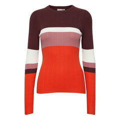 Ichi Women's Sweater | Ihmafa Multi Colour Stripe