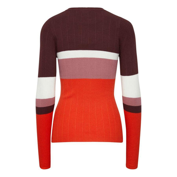 Ichi Women's Sweater | Ihmafa Multi Colour Stripe