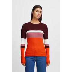 Ichi Women's Sweater | Ihmafa Multi Colour Stripe