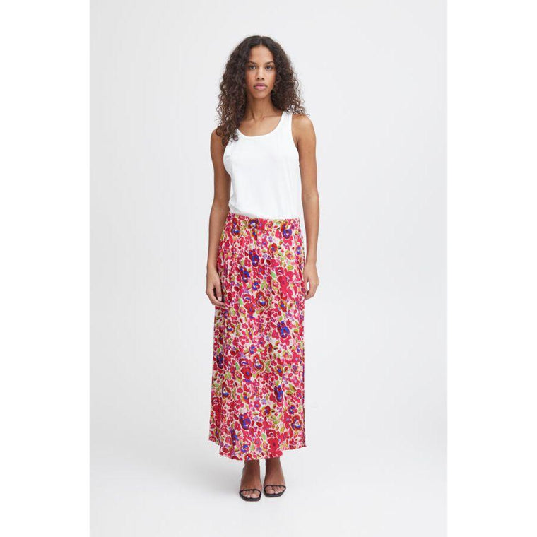 Ichi Women’s Ihmarrakech AOP SK8 Skirt | Love Potion Flow