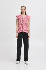 Ichi Women’s Ihlinno TO2 Top | Geranium Diamond