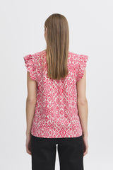 Ichi Women’s Ihlinno TO2 Top | Geranium Diamond