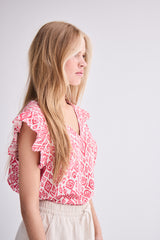 Ichi Women’s Ihlinno TO2 Top | Geranium Diamond
