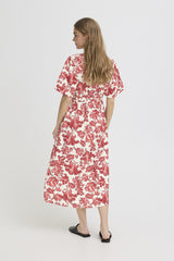 Ichi Women’s Ihgilvis Dress - Red Floral