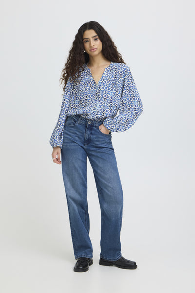 Ichi Women’s Ihmarrakech AOP SH5 - Sodalite B