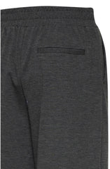 Ichi Women’s Trousers Long Dark Grey Melang | Ihkate Sus Wide PA2