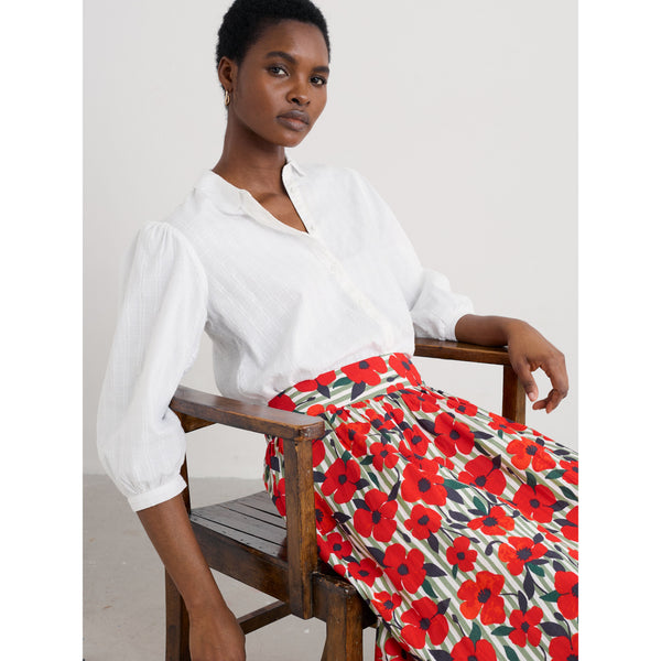 Seasalt Womens Hope Cottage Blouse II - Salt