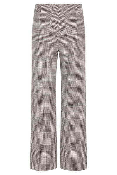 Back of Robell Checkered pants on a white background