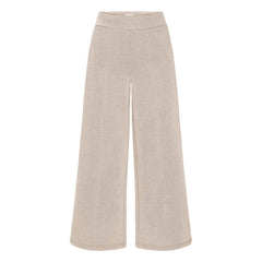 Ichi Women’s Trousers Long Sepia Tint - Ihkate Pique PA3