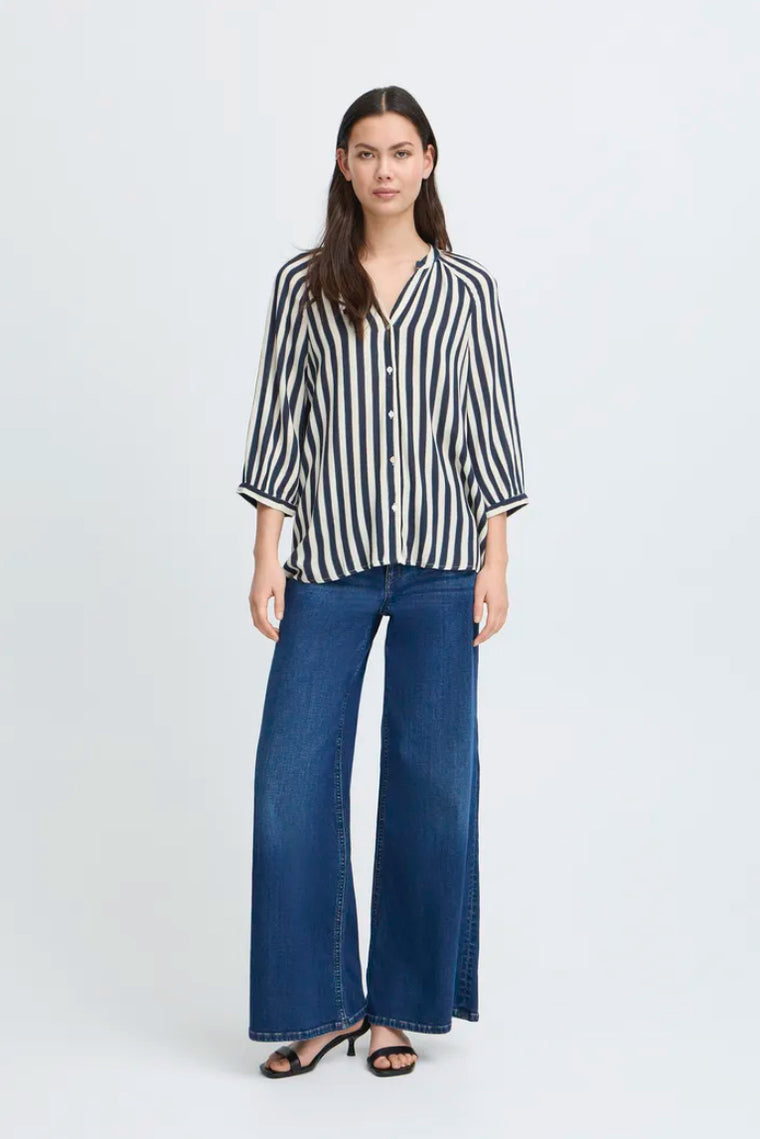Ichi Women’s Ihmarrakech Shirt | Total Eclipse