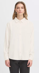 Ichi Women’s Ihlinno SH Shirt | Cloud Dancer