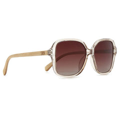 Soek Women’s Sunglasses Scarlett Champagne - Clear Pink Brown Graduated Lens - White Maple Arms