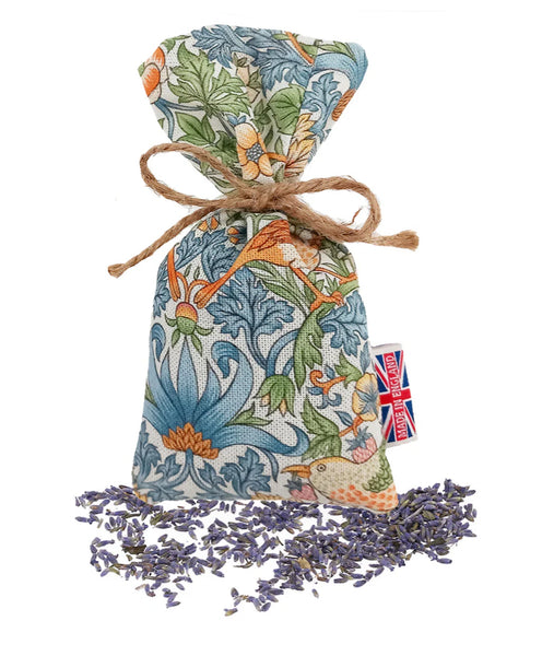The Wheatbag Company Lavender sachet in William Morris Design.