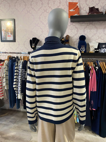 Ichi Women’s Ihboston CA5 Pullover | Birch Navy