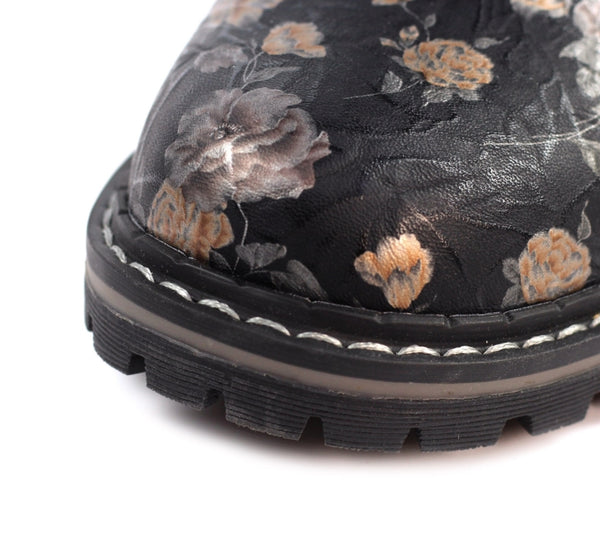 Lunar Women’s Dazzle Floral Boot | Black GLW037