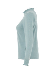 Dolcezza Women’s Sea Foam Turtleneck Jumper | 75309
