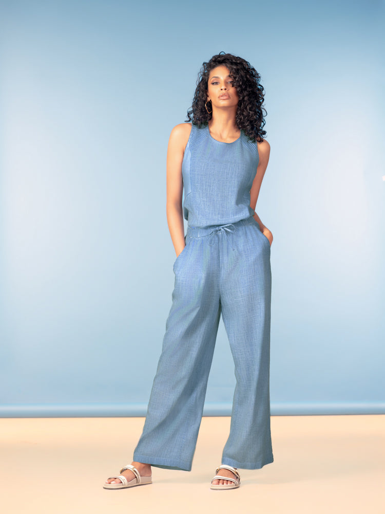 Alison Sheri Women’s Wide Trousers | Blue A47446