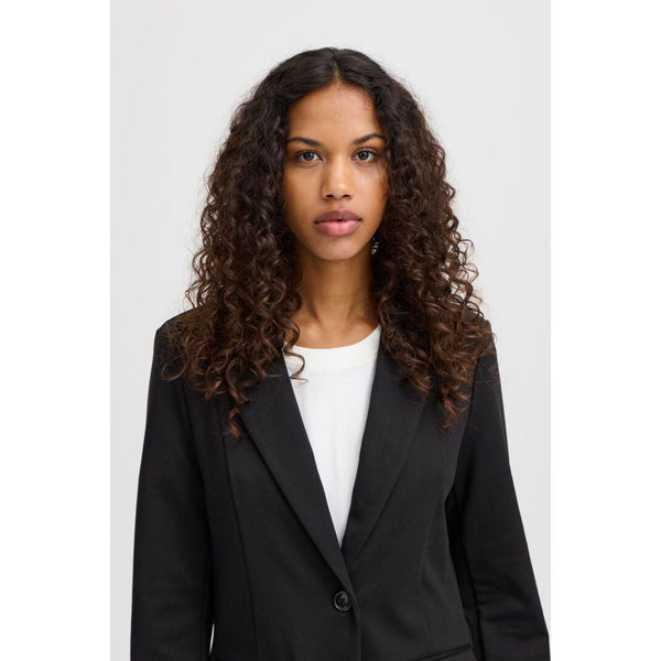 Ichi Women’s Ihkate Long BL4 Blazer | Black