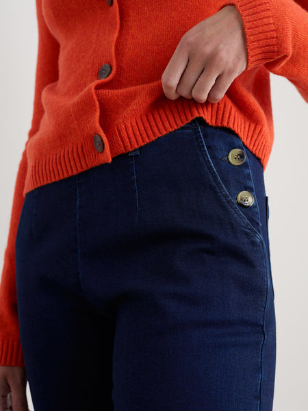 Seasalt Womens Waterdance Trousers Regular | Dark Indigo Wash