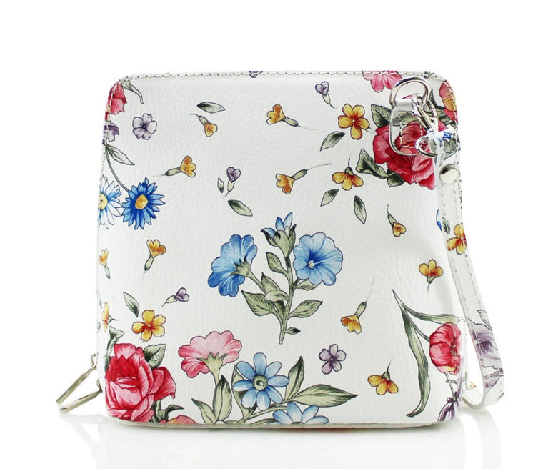 Bags Women’s Leather Small Square Bag | Floral VP011