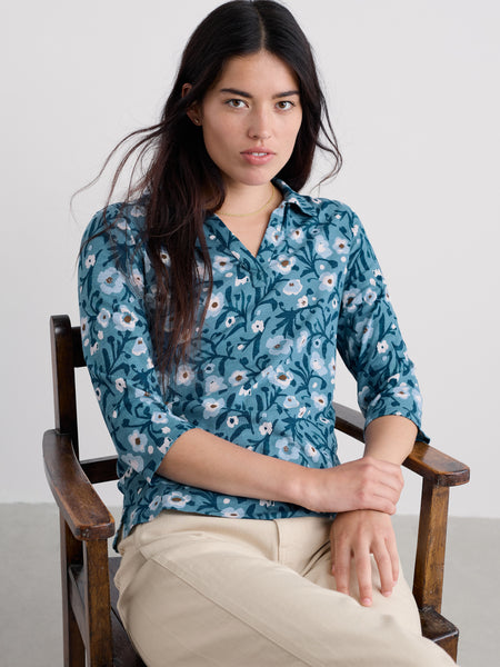 Seasalt Womens Wavecrest Shirt | Blotted Anemone Minnow